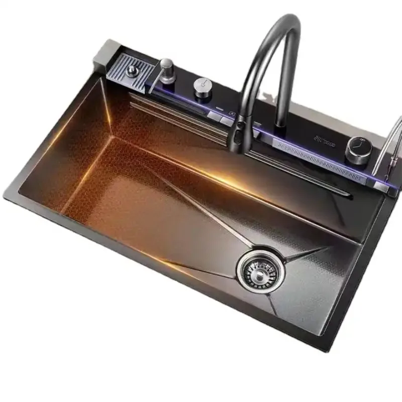 

Rainfall Falls sink kitchen 304 stainless steel modern kitchen sink smart kitchen sink