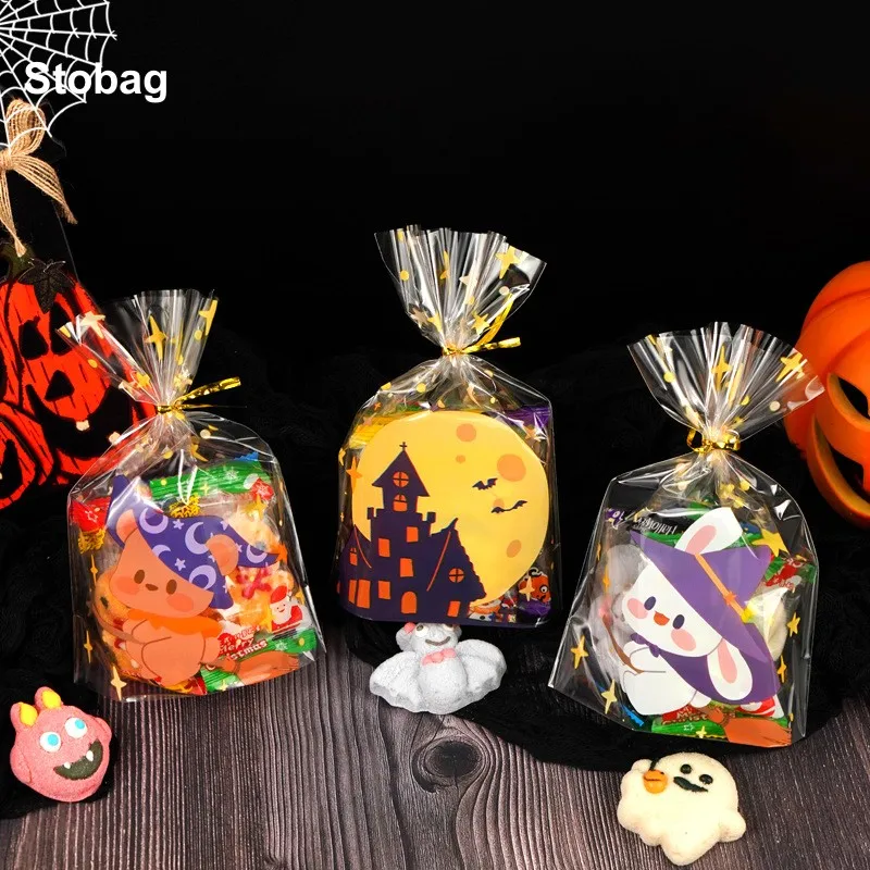 StoBag 50pcs Halloween Transparent Plastic Gift Packaging Bags Cellophane Clear Pouches Baking Biscuit Cookies Candy Storage
StoBag 50pcs Halloween Transparent Plastic Gift Packaging Bags Cellophane Clear Pouches Baking Biscuit Cookies Candy Storage
