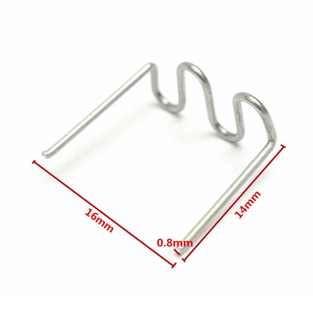 1000PCS Automotive Plastic Repair Welding Nail Standard Pre Cut Wave Staples Bumper Bodywork Repairs Machine Welding Hot Stapler
1000PCS Automotive Plastic Repair Welding Nail Standard Pre Cut Wave Staples Bumper Bodywork Repairs Machine Welding Hot Stapler