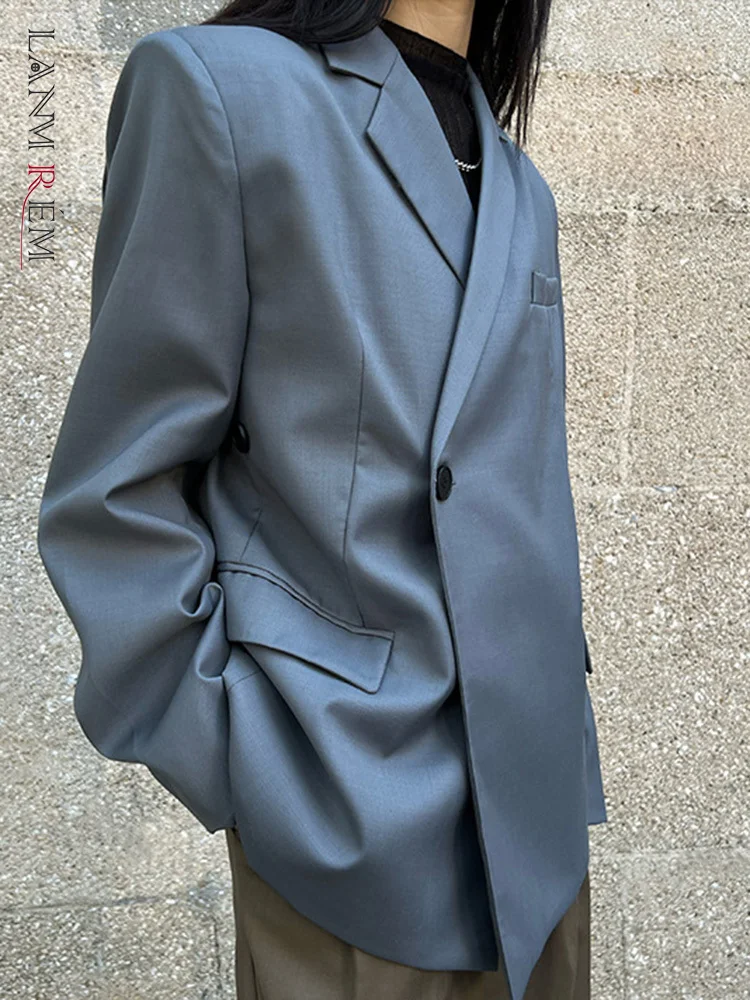 LANMREM Women Blazer Coat Retro Single Button Long Sleeves Fashion Tide Coats Casual Female Clothing 2024 Spring New 2YA2028
LANMREM Women Blazer Coat Retro Single Button Long Sleeves Fashion Tide Coats Casual Female Clothing 2024 Spring New 2YA2028