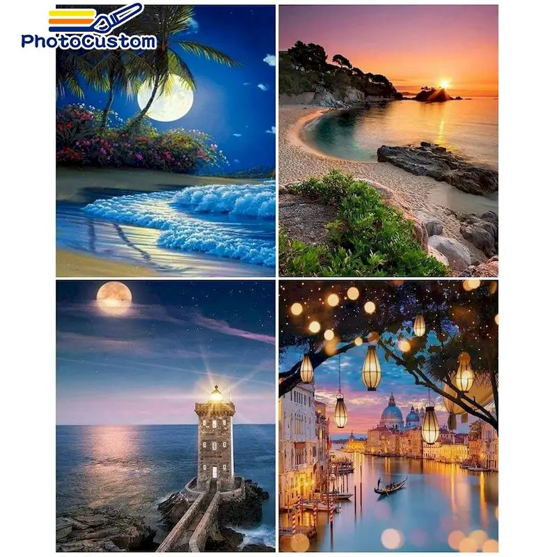 PhotoCustom Painting By Number River Scenery Light Kits Handpainted Picture By Number Drawing On Canvas Home Decor DIY Gift
PhotoCustom Painting By Number River Scenery Light Kits Handpainted Picture By Number Drawing On Canvas Home Decor DIY Gift