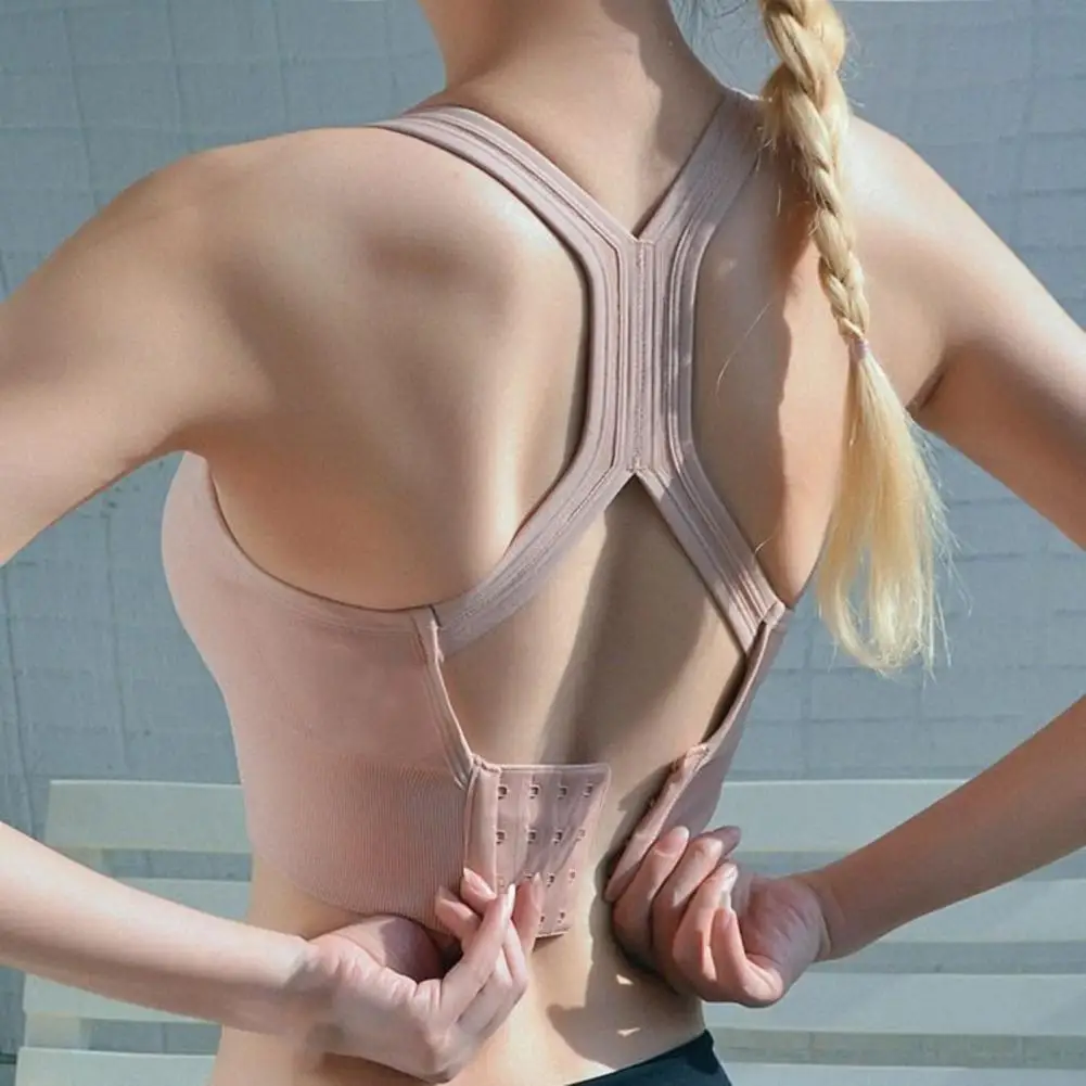 Women Sports Bra Wide Elastic Strap Shockproof Tank Top Push-up Underwear Vest Breathable Wireless Seamless Yoga Jogging Bra
Women Sports Bra Wide Elastic Strap Shockproof Tank Top Push-up Underwear Vest Breathable Wireless Seamless Yoga Jogging Bra