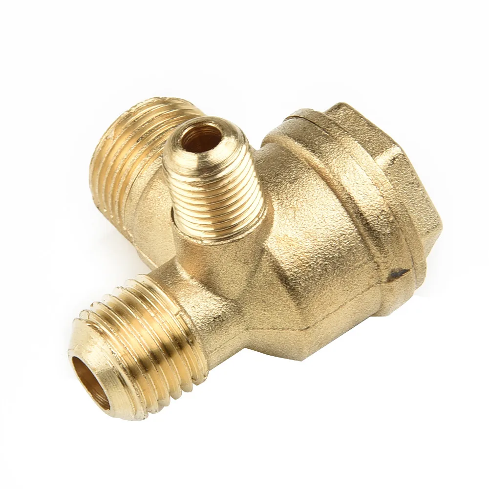 Air Pump Check Valve Cut-off Thread connections Air Compressor Accessories 10*14*16mm Tool Gold Easy installation
Air Pump Check Valve Cut-off Thread connections Air Compressor Accessories 10*14*16mm Tool Gold Easy installation