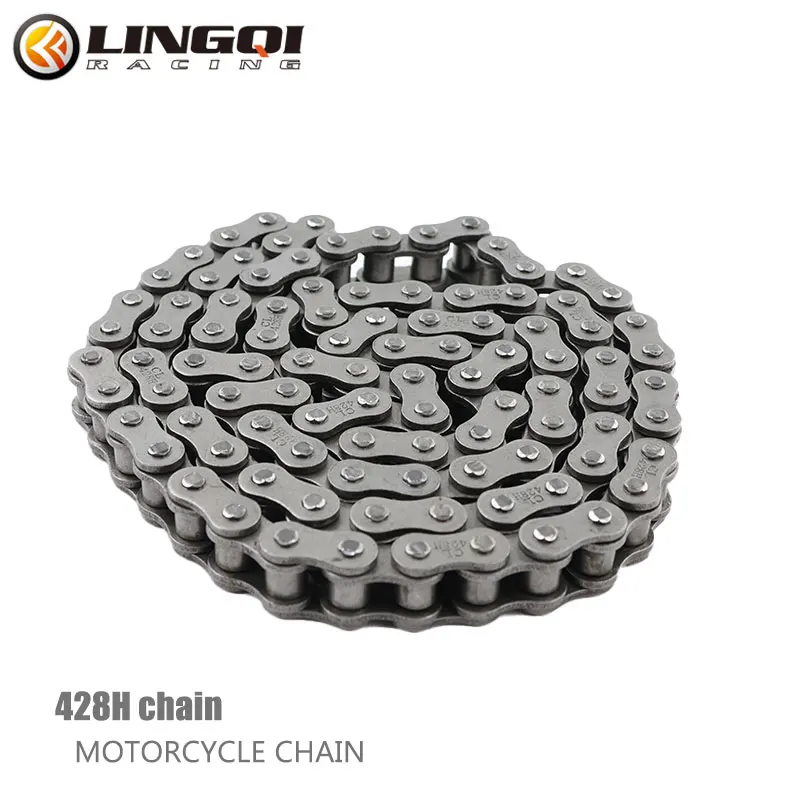 

LINGQI RACING 428H 92/94/102/104/110/116/138/168L Links Chain Cam Timing Chain For Motorcross Dirt Bike Off Road ATV Motorcycle