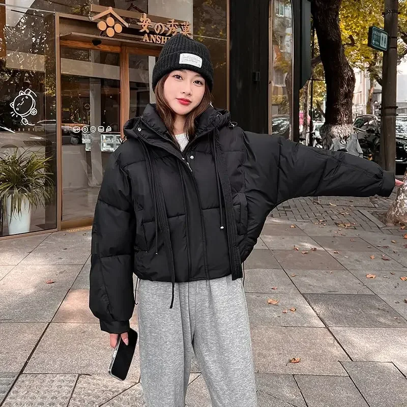 Женская укороченная стеганая куртка на утином пуху, розовое пальто с толстой подкладкой на молнии
Женская укороченная стеганая куртка на утином пуху, розовое пальто с толстой подкладкой на молнии