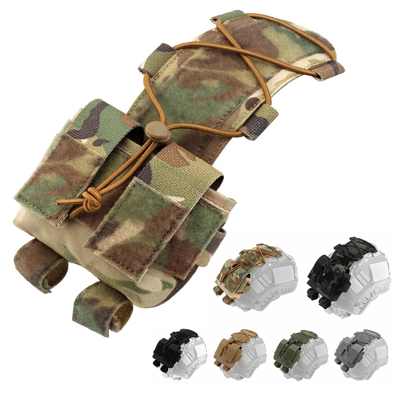 

Tactical FAST Helmet Battery Pouch MK2 Helmet Battery Case Holder Airsoft Military Helmet Accessories NVG Counterweight Bag Pack