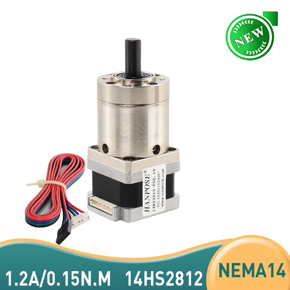 Шаговый двигатель Nema14 14HS2812-PG, 35 мм, 40 мм, 50 мм, экструдер двигателя, Шестеренчатый шаговый двигатель, соотношение 5,18: 1 3,71: 1, 14:1, планетарный редуктор
Шаговый двигатель Nema14 14HS2812-PG, 35 мм, 40 мм, 50 мм, экструдер двигателя, Шестеренчатый шаговый двигатель, соотношение 5,18: 1 3,71: 1, 14:1, планетарный редуктор