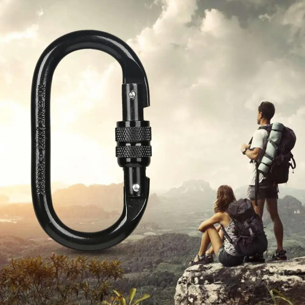 O-shaped Steel Lock Useful Portable Alloy Steel Practical Tent Climbing Carabiner for Mountaineering
O-shaped Steel Lock Useful Portable Alloy Steel Practical Tent Climbing Carabiner for Mountaineering