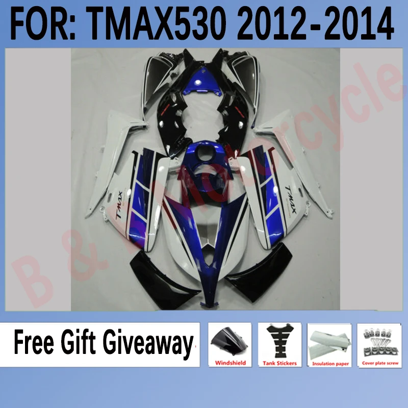 Комплект обтекателей для кузова из АБС-пластика для YAMAHA TMAX530 2012 2013 2014 T-MAX 12 13 14 синий белый черный
Комплект обтекателей для кузова из АБС-пластика для YAMAHA TMAX530 2012 2013 2014 T-MAX 12 13 14 синий белый черный