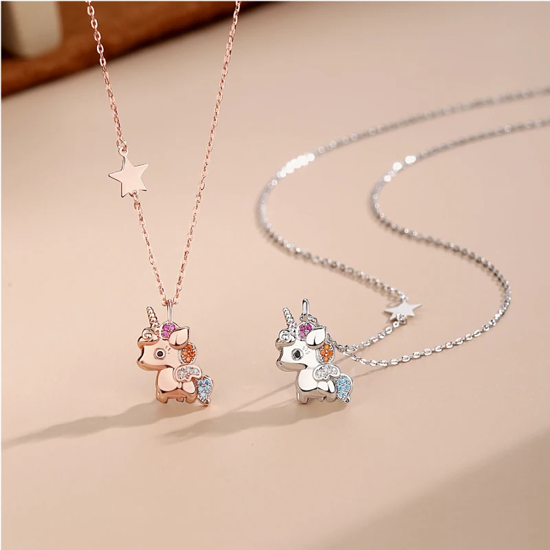 Y2k S925 Sterling Silver 2024 Model Unicorn Women Necklace Girl Choker Fashion Light Luxury Charm Clavicular Chain Jewelry Gifts
Y2k S925 Sterling Silver 2024 Model Unicorn Women Necklace Girl Choker Fashion Light Luxury Charm Clavicular Chain Jewelry Gifts