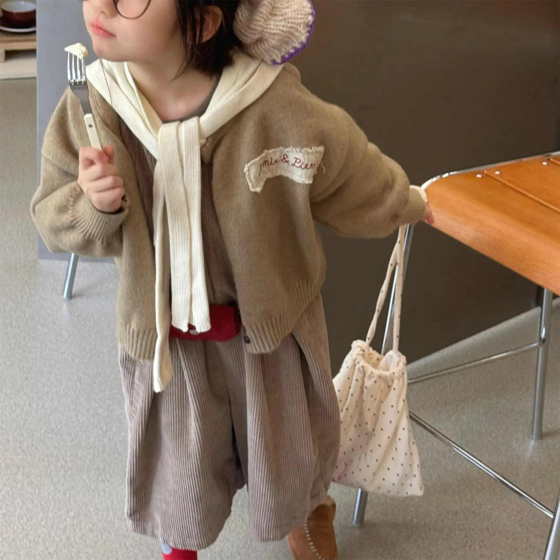 205 Autumn New Children Long Sleeve Knit Cardigan Fashion Girls Sweater Coat Kids Cotton Knitwear Jacket Baby Clothes 18 Se5be166b42b44cb39e922b8d88ac503cF