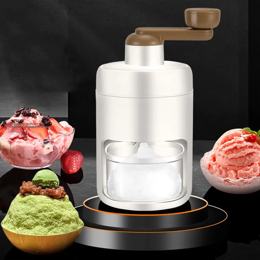 Ice Crusher with Clear Box Stainless Steel Blades DIY Ice Shaver Portable Hand Manual Fruit Smoothie Machine Kitchen Accessories
Ice Crusher with Clear Box Stainless Steel Blades DIY Ice Shaver Portable Hand Manual Fruit Smoothie Machine Kitchen Accessories