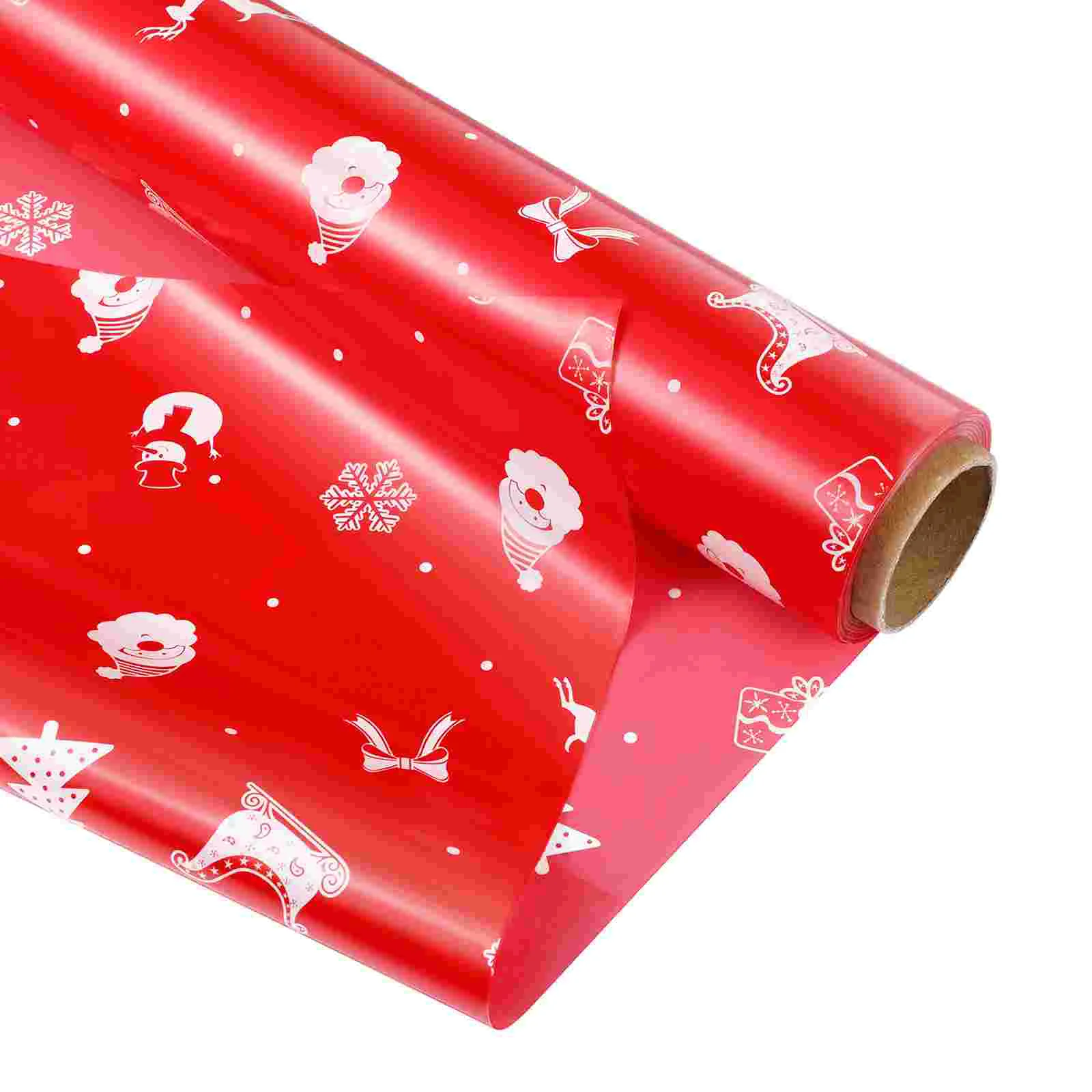 Christmas Cellophane Wrap Roll- 2 5 Mil Thick Wrap Red with Snowman Xmas Tree Snowflake- 30m LongX40cm Width- Cellophane
Christmas Cellophane Wrap Roll- 2 5 Mil Thick Wrap Red with Snowman Xmas Tree Snowflake- 30m LongX40cm Width- Cellophane
