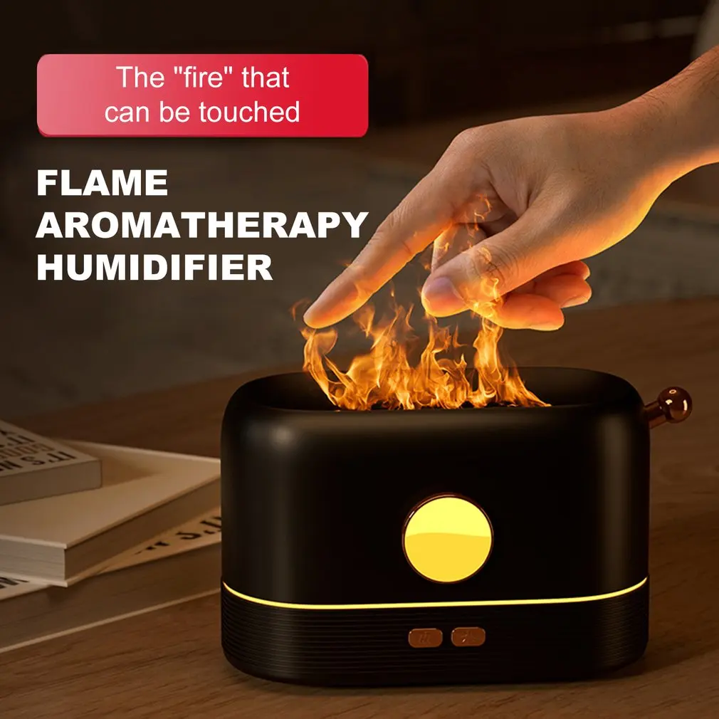Portable aroma diffuser Simulation Flame USB Ultrasonic Humidifier Home Office Air Humidifier Aromatherapy Flame Lamp Difusor
Portable aroma diffuser Simulation Flame USB Ultrasonic Humidifier Home Office Air Humidifier Aromatherapy Flame Lamp Difusor