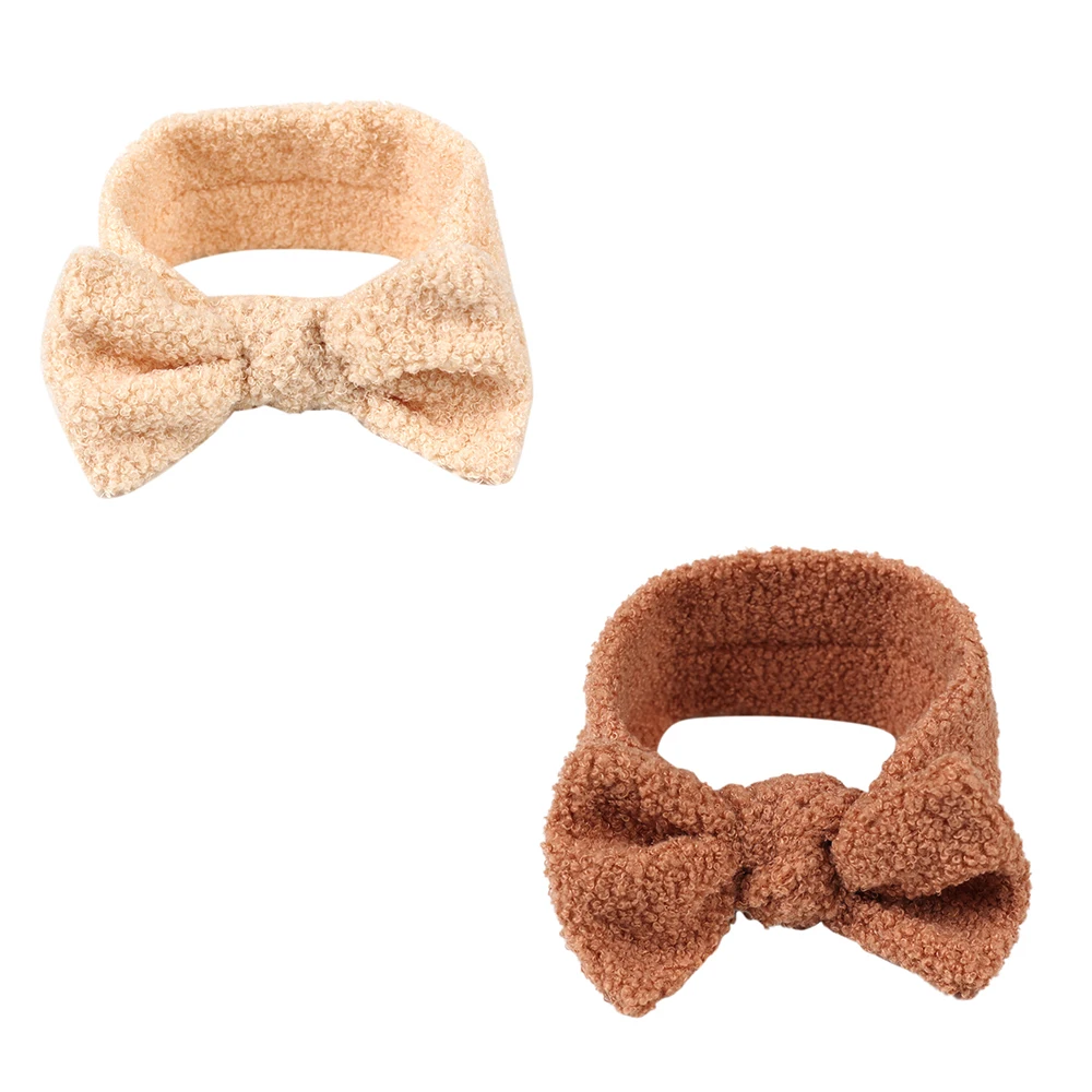 Hair Band Baby Bowknot Elastic Headwear Teddy Fabric Baby Headband Baby's Windproof Warm Winter Headband Kids Headwear 2pcs
Hair Band Baby Bowknot Elastic Headwear Teddy Fabric Baby Headband Baby's Windproof Warm Winter Headband Kids Headwear 2pcs
