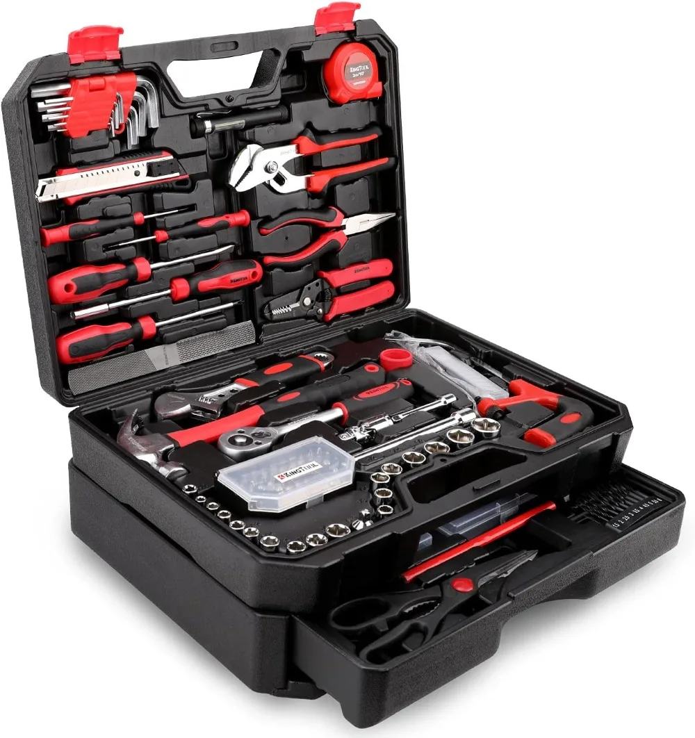 Home Repair Kit Quality Materials Multifunctional Toolbox Storage Box Perfect for Homeowner DIY Enthusiast Handyman
Home Repair Kit Quality Materials Multifunctional Toolbox Storage Box Perfect for Homeowner DIY Enthusiast Handyman