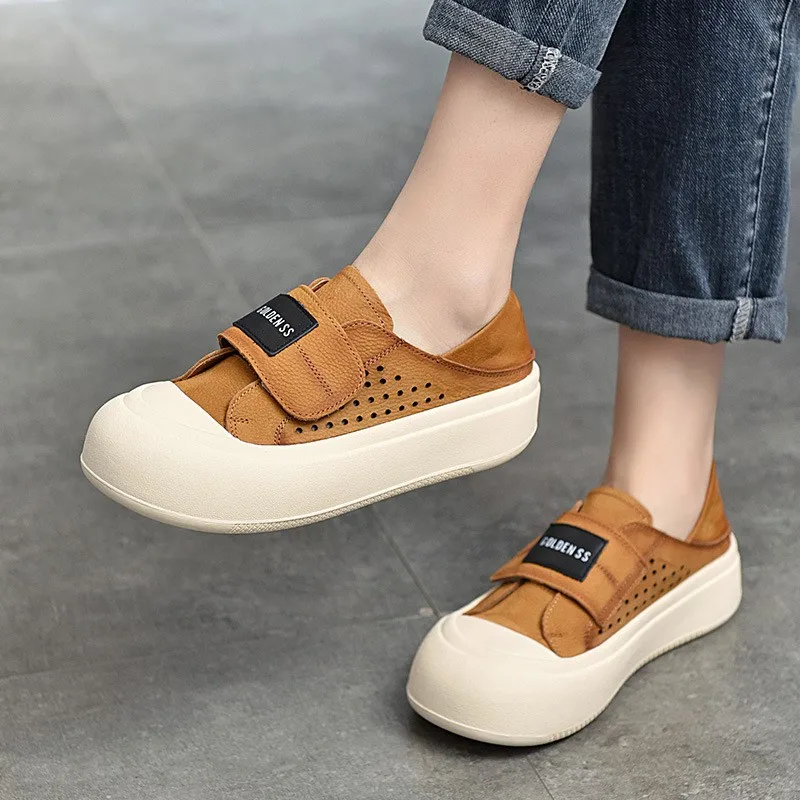 YourSeason Ladies Shoes Autumn Spring Round Toe Genuine Leather Women Casual Handmade Comfortable Breathable Vulcanize Flats
YourSeason Ladies Shoes Autumn Spring Round Toe Genuine Leather Women Casual Handmade Comfortable Breathable Vulcanize Flats