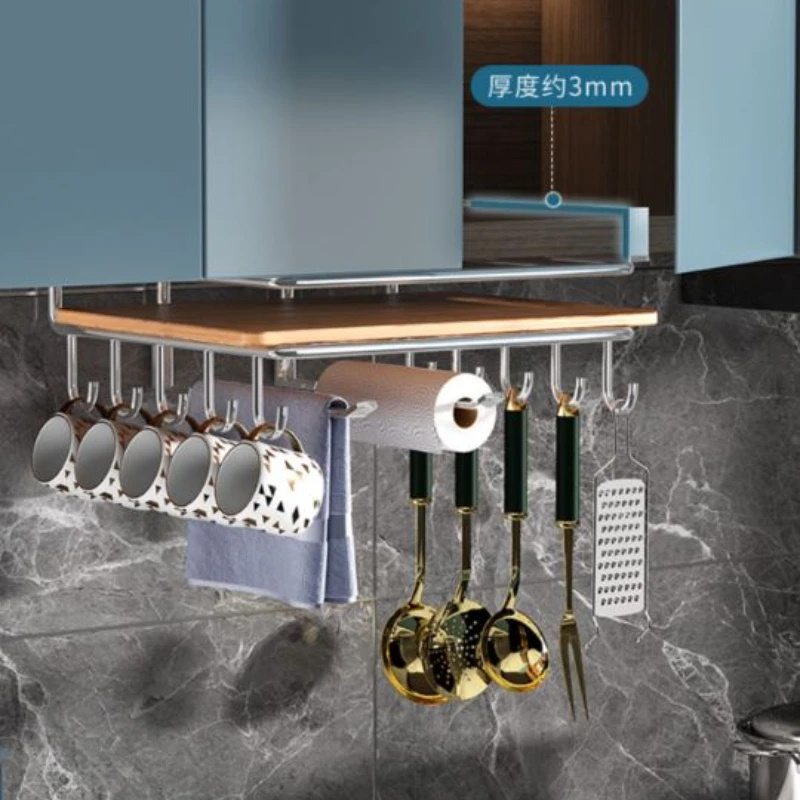 Free-drilling 304 Stainless Steel Storage Shelf Wall Hanging Storage Holder With Hook Space Saving Kitchen Furniture Accessories
Free-drilling 304 Stainless Steel Storage Shelf Wall Hanging Storage Holder With Hook Space Saving Kitchen Furniture Accessories