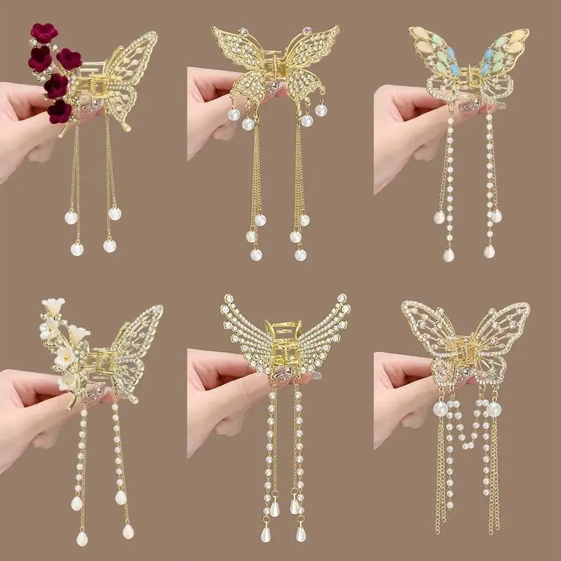 2024 Fashion 2pcs Bow Hair Clips Butterfly Hair Clip Tassel Pendant Hair Accessories Ponytail Clip Headwear
2024 Fashion 2pcs Bow Hair Clips Butterfly Hair Clip Tassel Pendant Hair Accessories Ponytail Clip Headwear