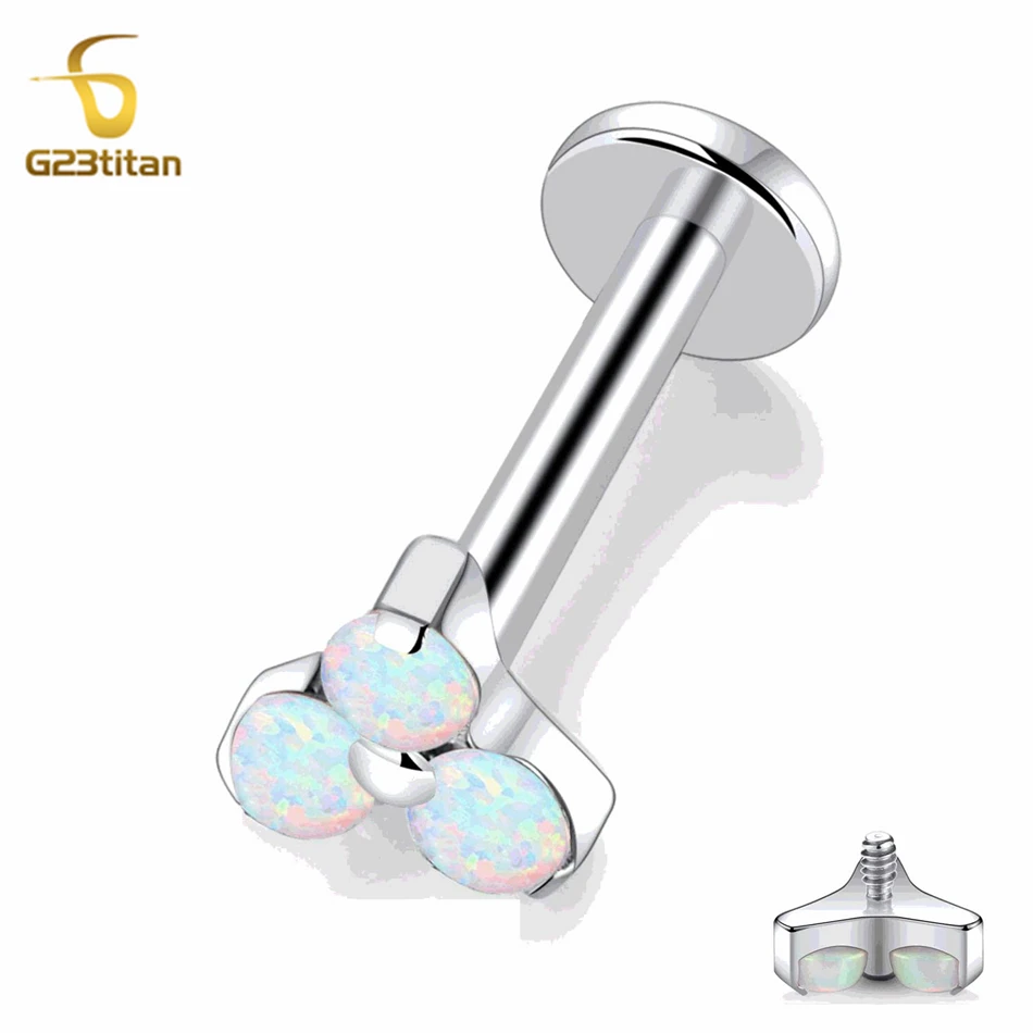 16G Opal Stone Titanium Labret Stud Lip Ring Helix Tragus Cartilage Earring Ear Piercing Jewelry Fashion Women Body Accessories
16G Opal Stone Titanium Labret Stud Lip Ring Helix Tragus Cartilage Earring Ear Piercing Jewelry Fashion Women Body Accessories