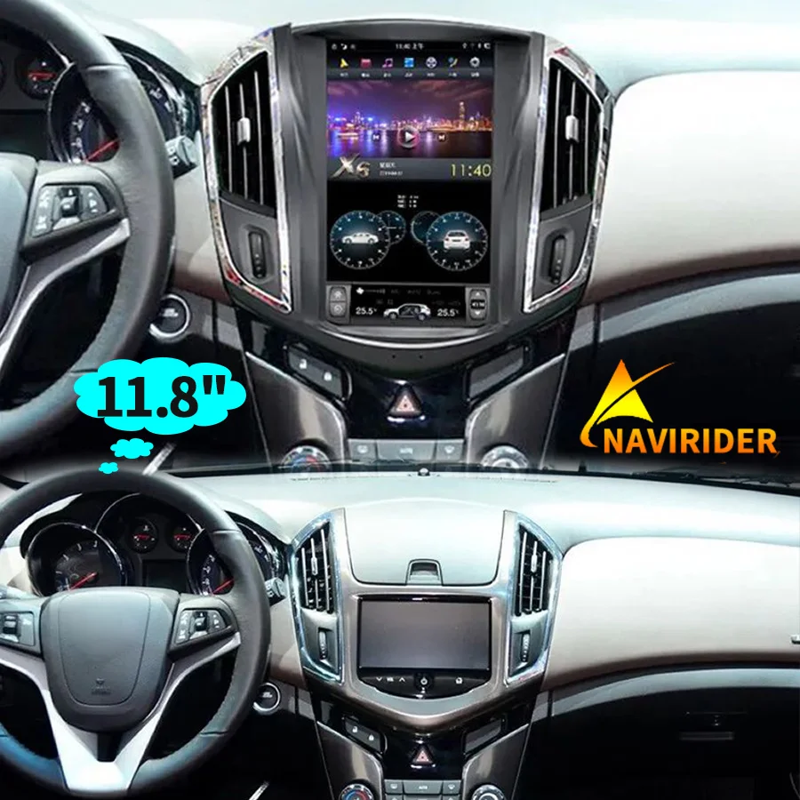 PX6 Car Screen GPS Navigation Multimedia Video Player For Chevrolet Cruze Android 2012 2013 2015 Radio Stereo Head Unit 11.8inch
PX6 Car Screen GPS Navigation Multimedia Video Player For Chevrolet Cruze Android 2012 2013 2015 Radio Stereo Head Unit 11.8inch
