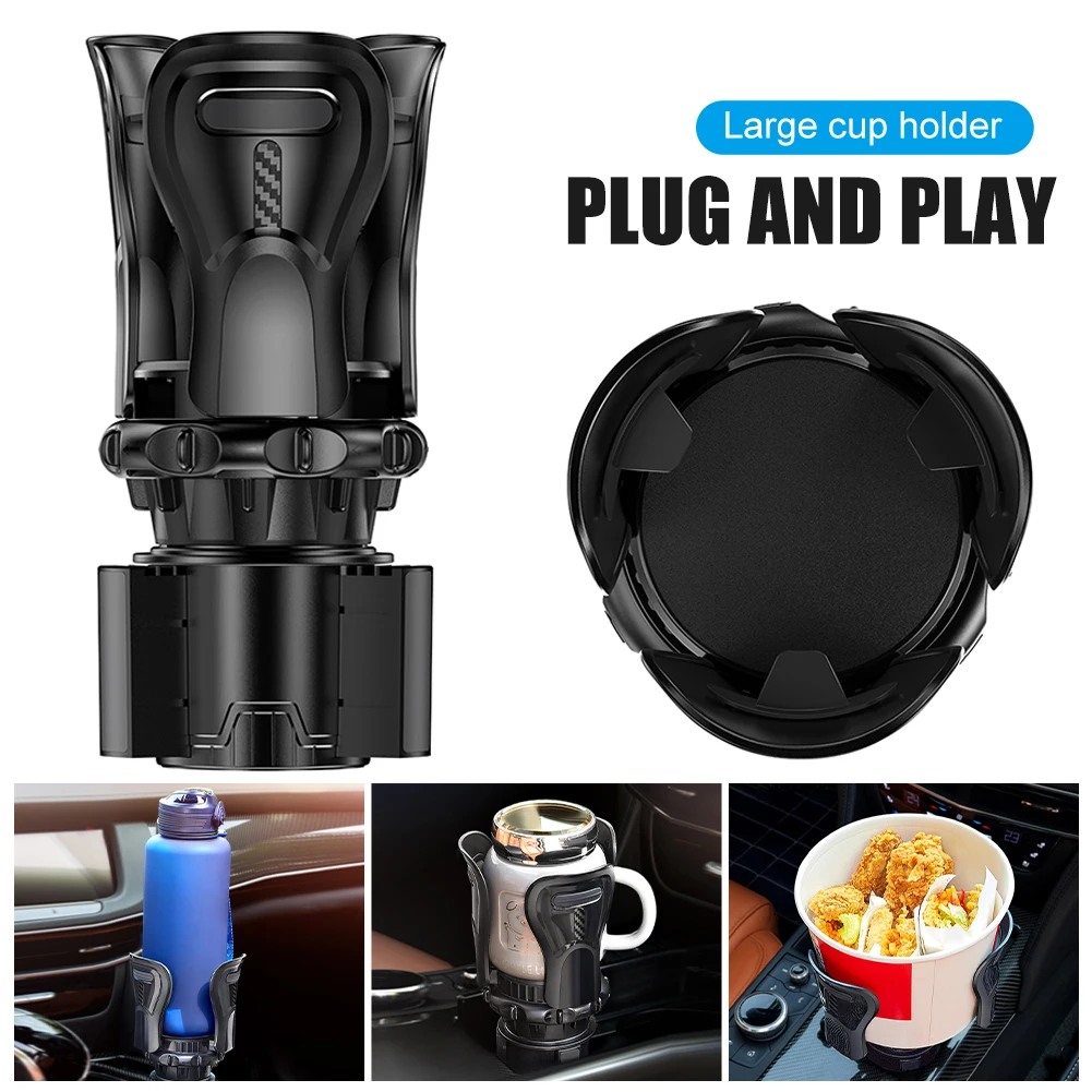 3.07-6.22 Inch Car Cup Holder Expander Adapter With Expandable Arms And Base Cup Holder Organizer Universal For 10-64oz Beverage
3.07-6.22 Inch Car Cup Holder Expander Adapter With Expandable Arms And Base Cup Holder Organizer Universal For 10-64oz Beverage