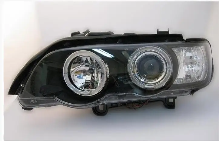 

Оптовая продажа, фабричное обновление, передняя фара, автомобильная фара для BMW X5 E53 1999-2002, передняя фотолампа с одним объективом