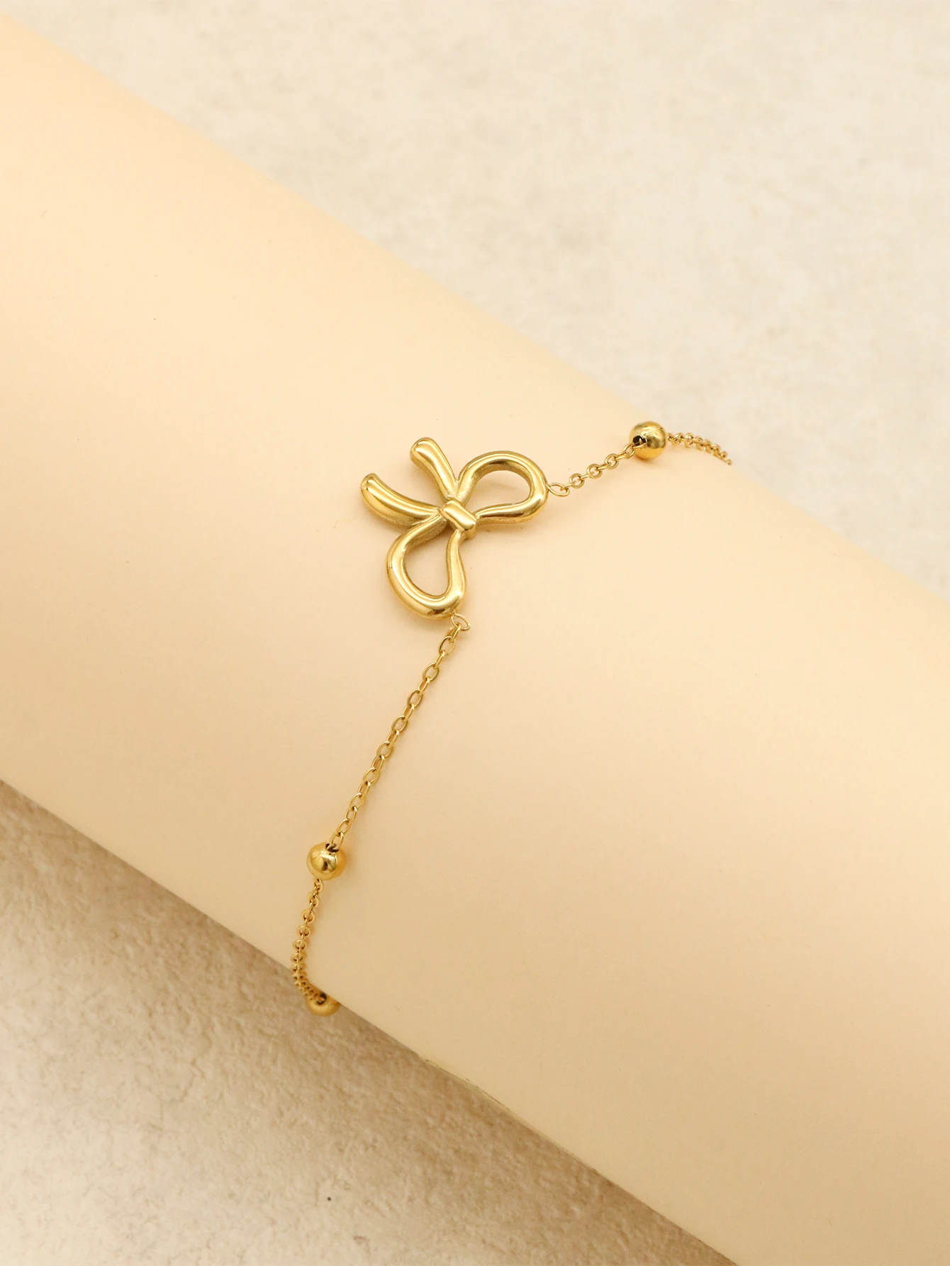 2024 Fashion Premium Stainless Steel Bracelet 1 Piece Jewelry Ball bow Bangle for Women Girl Fine Chain
2024 Fashion Premium Stainless Steel Bracelet 1 Piece Jewelry Ball bow Bangle for Women Girl Fine Chain