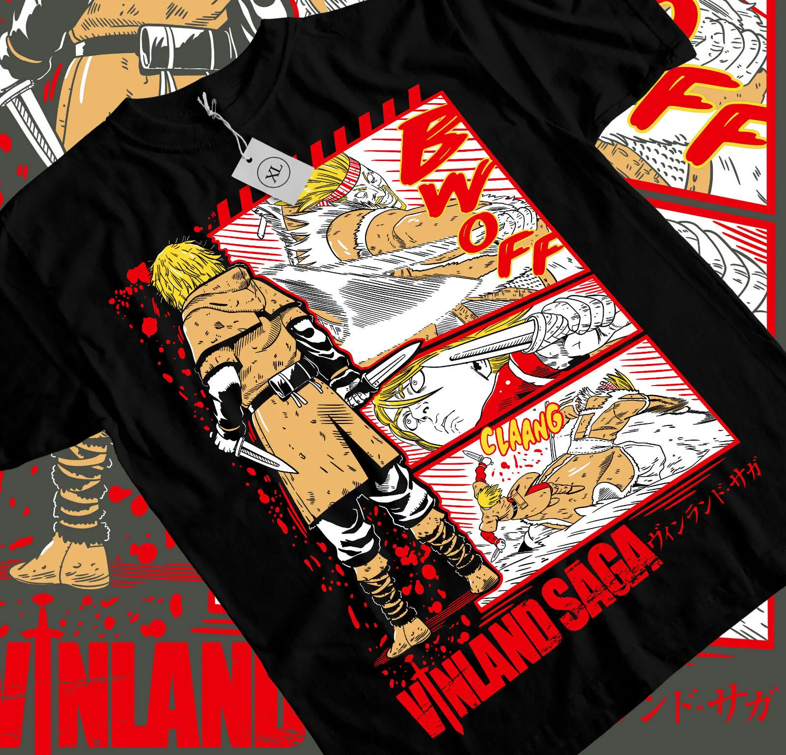 Vinland Saga Shirt,Thorfinn Anime Askeladd,Manga All Size
Vinland Saga Shirt,Thorfinn Anime Askeladd,Manga All Size