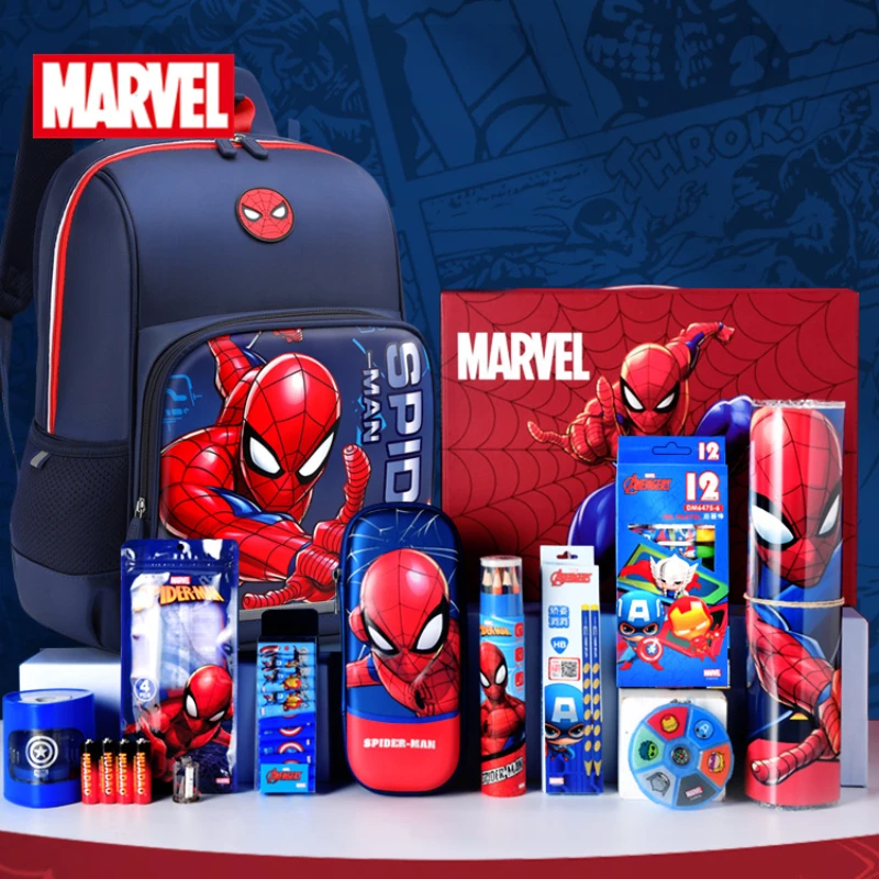 New Marvel Spider-Man Boys School Enrollment School Supplies Children Stationery Set Gift Box Anime Figure Kawaii Gift
New Marvel Spider-Man Boys School Enrollment School Supplies Children Stationery Set Gift Box Anime Figure Kawaii Gift