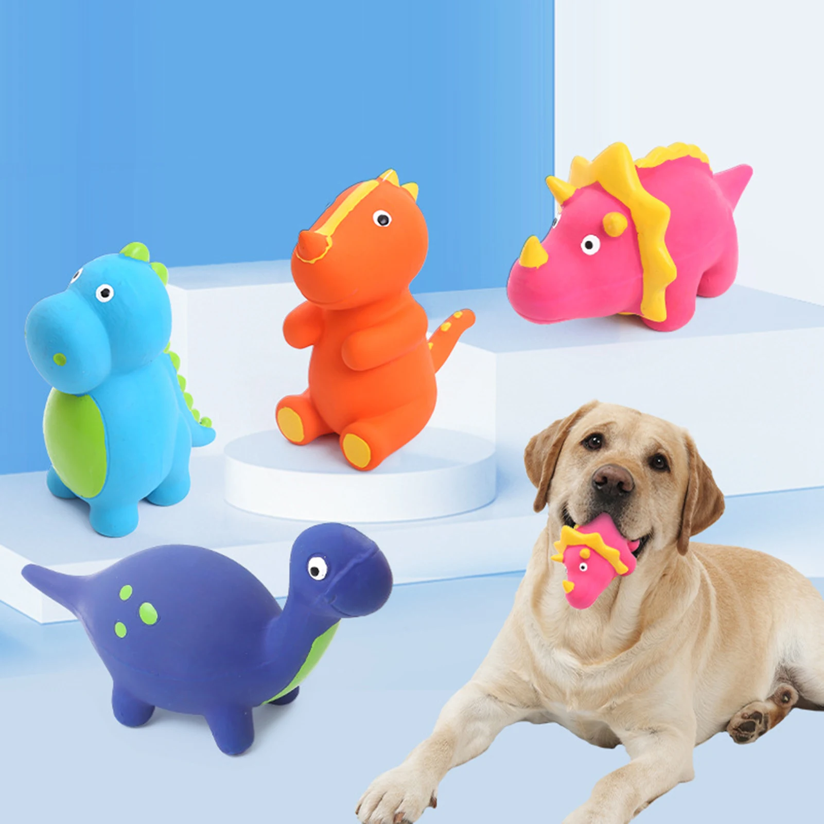 Dog Toy Durable Bite-resistant Funny Voice Cyan Spiny Dinosaur Pet Chew Toys for Teddy Pet Molar Toy Dog Chew Toy
Dog Toy Durable Bite-resistant Funny Voice Cyan Spiny Dinosaur Pet Chew Toys for Teddy Pet Molar Toy Dog Chew Toy