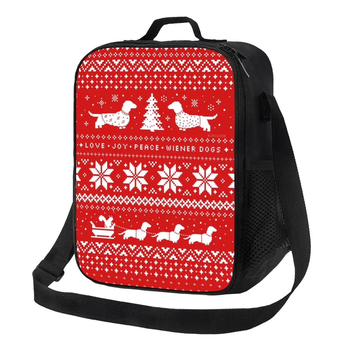Christmas Dachshund Sweater Pattern Thermal Lunch Bag Pet Dog Lover Portable Container for Outdoor Picnic Storage Bento Food Box
Christmas Dachshund Sweater Pattern Thermal Lunch Bag Pet Dog Lover Portable Container for Outdoor Picnic Storage Bento Food Box