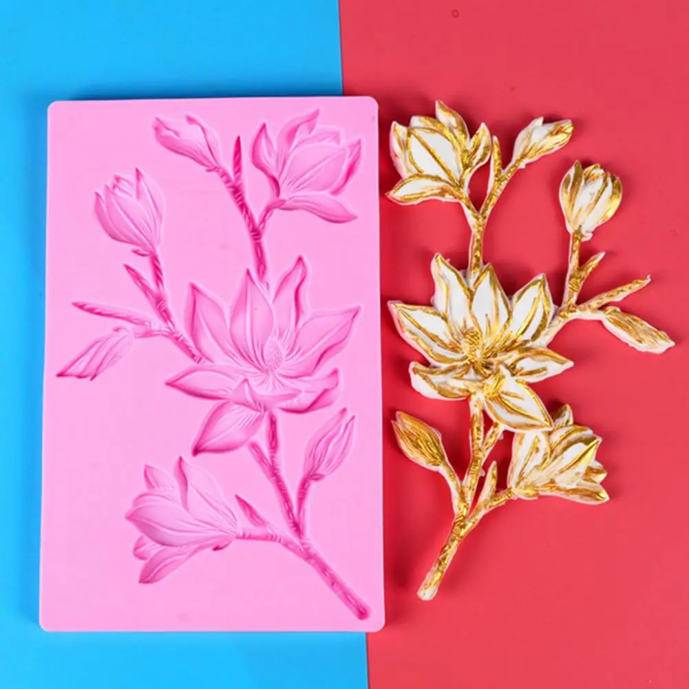 Cake Decorating Mold Food-grade Silicone Molds for Cake Decoration Magnolia Baking Camellia Fondant Retro European Designs 
Cake Decorating Mold Food-grade Silicone Molds for Cake Decoration Magnolia Baking Camellia Fondant Retro European Designs