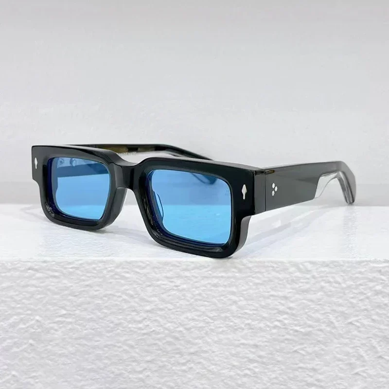 

Высококачественные солнцезащитные очки ручной работы JMM ASCARI 2023 Мужские Женские квадратные модные дизайнерские очки уличные солнцезащитные очки UV400