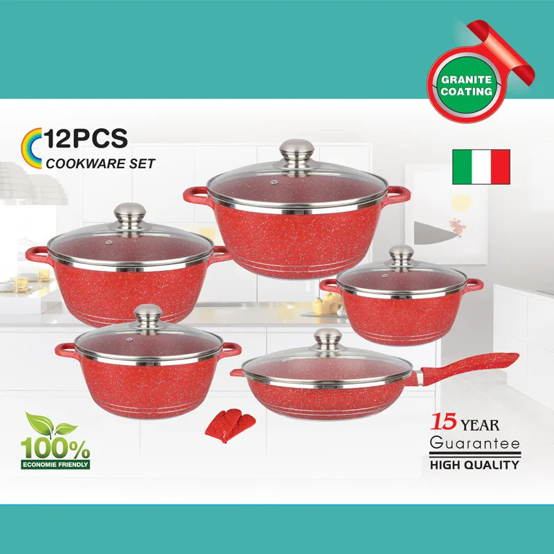 Nonstick Cookware Pots and Pans Set, Pan, Maifan Stone, Non-Stick Frying Pans, 12 Pcs Set
Nonstick Cookware Pots and Pans Set, Pan, Maifan Stone, Non-Stick Frying Pans, 12 Pcs Set