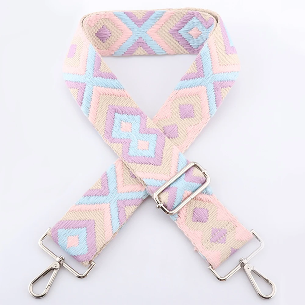 Ladies Ethnic Embroidery Shoulder Strap Bag Accessories Portable Messenger Bag Colorful Fabric Nylon 3.8CM Adjustable Belt
Ladies Ethnic Embroidery Shoulder Strap Bag Accessories Portable Messenger Bag Colorful Fabric Nylon 3.8CM Adjustable Belt
