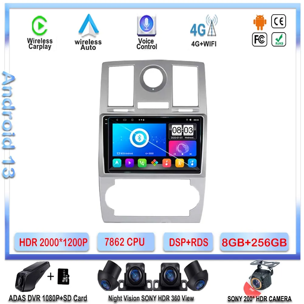 7862 процессор Android 13 для Chrysler Aspen 300C 2004-2011 GPS-навигация мультимедийный плеер NO 2din Carplay Радио Стерео головное устройство BT
7862 процессор Android 13 для Chrysler Aspen 300C 2004-2011 GPS-навигация мультимедийный плеер NO 2din Carplay Радио Стерео головное устройство BT
