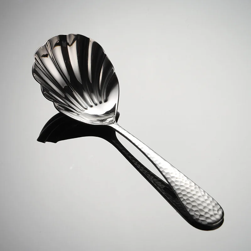 Hammer Point Stainless Steel Shell Spoon Soup Ladles Public Scoops Dinnerware Sets for Restaurant Table Decoration Kitchen
Hammer Point Stainless Steel Shell Spoon Soup Ladles Public Scoops Dinnerware Sets for Restaurant Table Decoration Kitchen