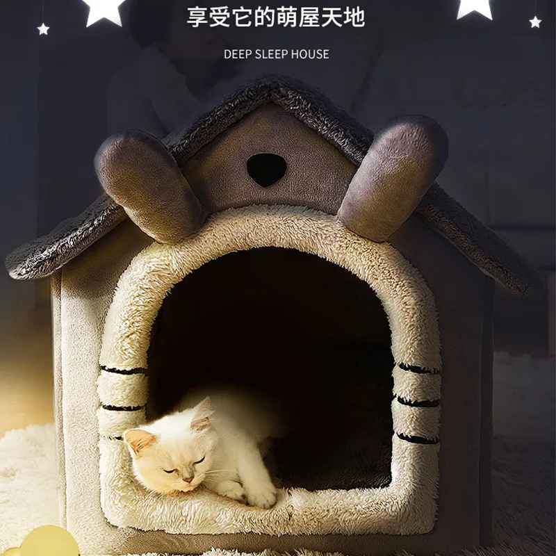 Soft Cat Bed Deep Sleep House Dog Cat Winter House Removable Cushion Enclosed Pet Tent for Kittens Puppy House for Big Dog
Soft Cat Bed Deep Sleep House Dog Cat Winter House Removable Cushion Enclosed Pet Tent for Kittens Puppy House for Big Dog