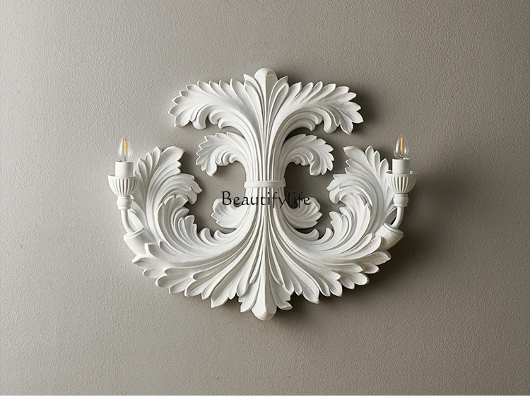 French Retro Embossed Plaster Decoration Living Room Bedroom Hallway High-Grade Pendant
French Retro Embossed Plaster Decoration Living Room Bedroom Hallway High-Grade Pendant