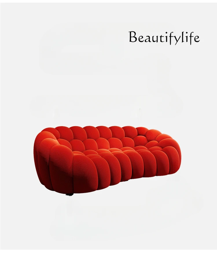 3d Three-Dimensional Fabric Arc Net Red Petal Bubble Sofa French Personality Designer
3d Three-Dimensional Fabric Arc Net Red Petal Bubble Sofa French Personality Designer