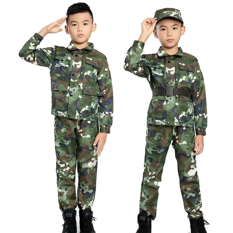 Children Kids Camo Tactical Shirt Pants BDU Set Combat Uniform Camouflage Outdoor Sports Camp Training Hunting Clothing
Children Kids Camo Tactical Shirt Pants BDU Set Combat Uniform Camouflage Outdoor Sports Camp Training Hunting Clothing