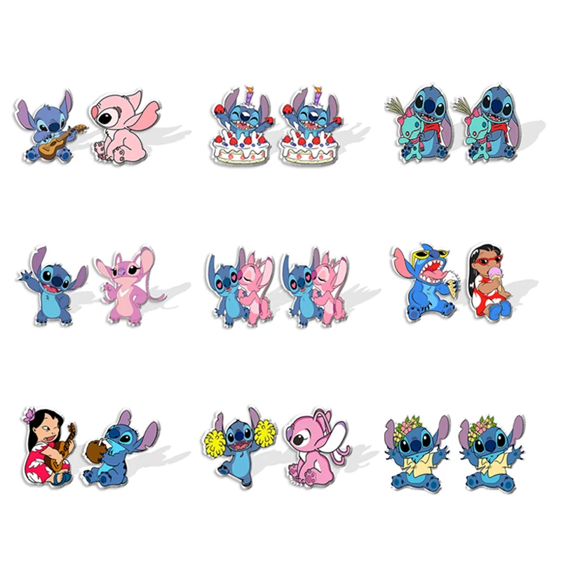 Disney Cartoon Lilo & Stitch Earrings Acrylic Earrings for Girls Women Jewelry Accessories Couple Toy Gifts
Disney Cartoon Lilo & Stitch Earrings Acrylic Earrings for Girls Women Jewelry Accessories Couple Toy Gifts