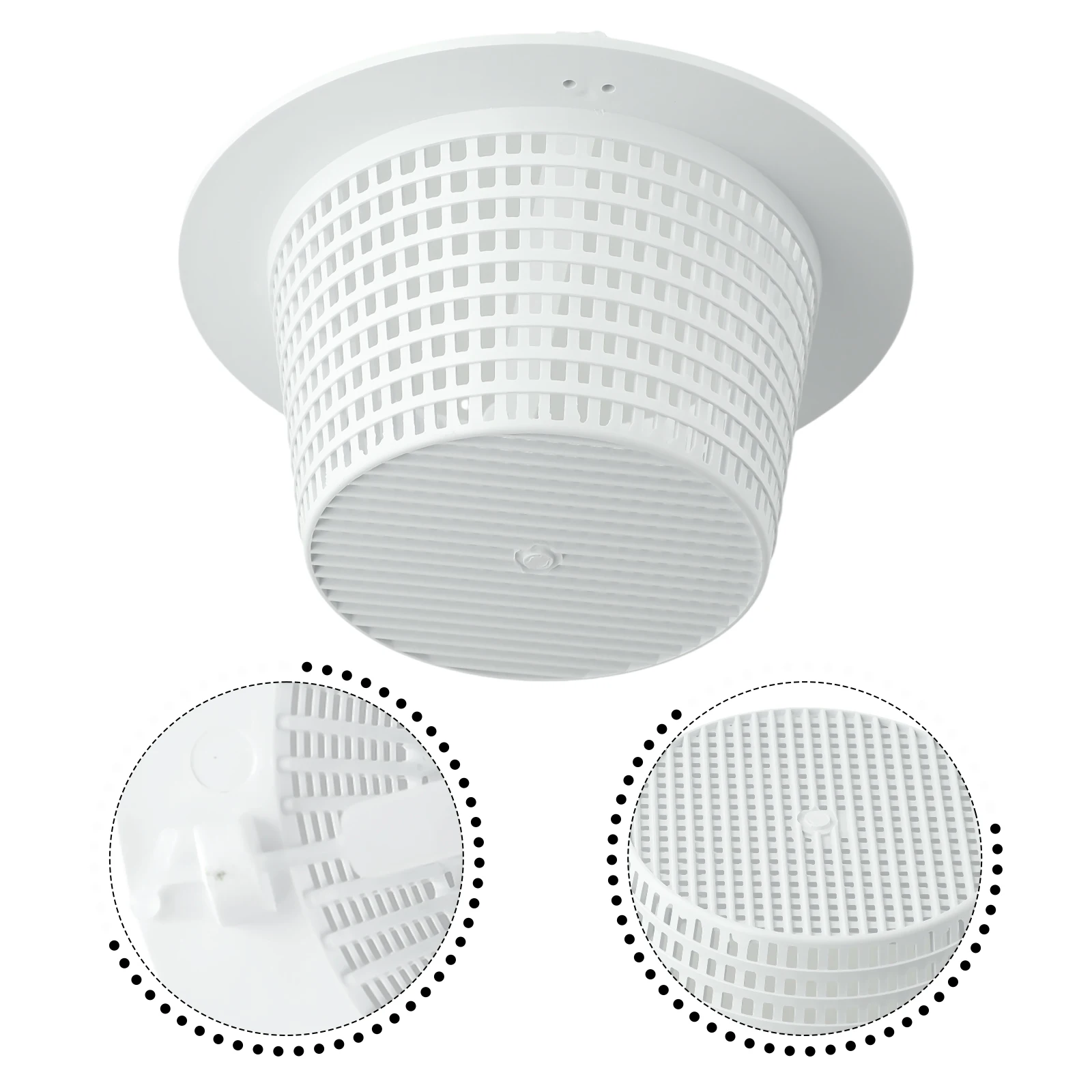 Parts Skimmer Basket Accessories 1pc For Swimming Pool Part Tool Replacement Round Round Basket Part SP1091WM 1pcs
Parts Skimmer Basket Accessories 1pc For Swimming Pool Part Tool Replacement Round Round Basket Part SP1091WM 1pcs