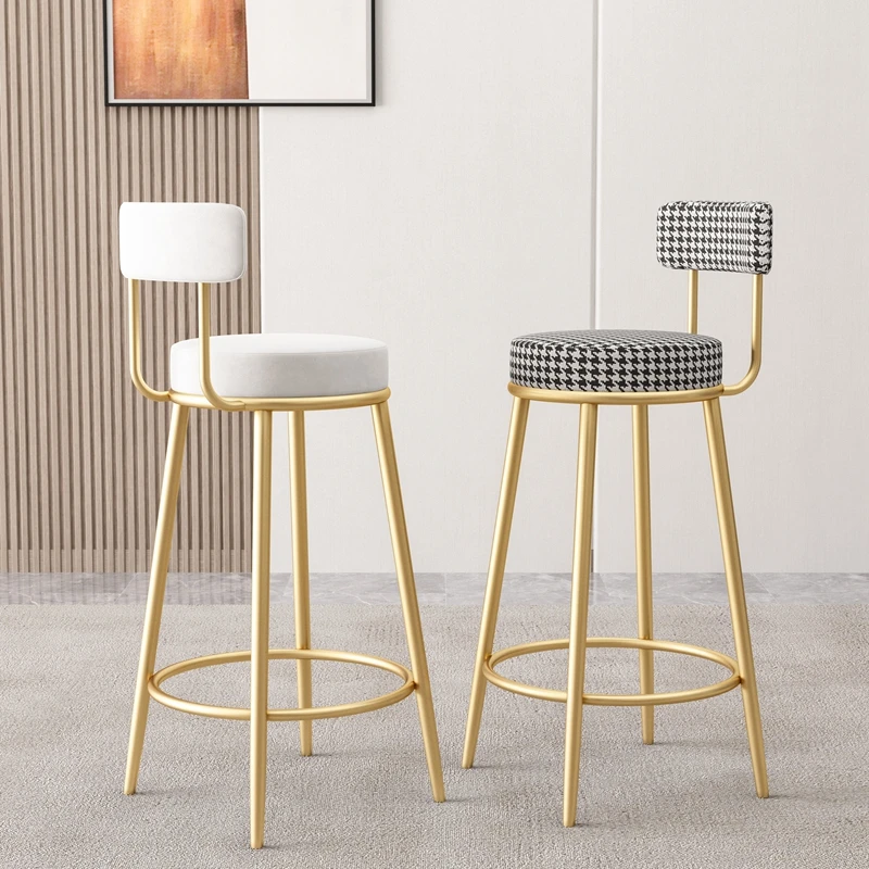 Gold Reception Bar Chair Designer Accent Vanity Luxury Bar Chair High Modern Office Sgabelli Da Bar Cafe Furniture LK50BC
Gold Reception Bar Chair Designer Accent Vanity Luxury Bar Chair High Modern Office Sgabelli Da Bar Cafe Furniture LK50BC