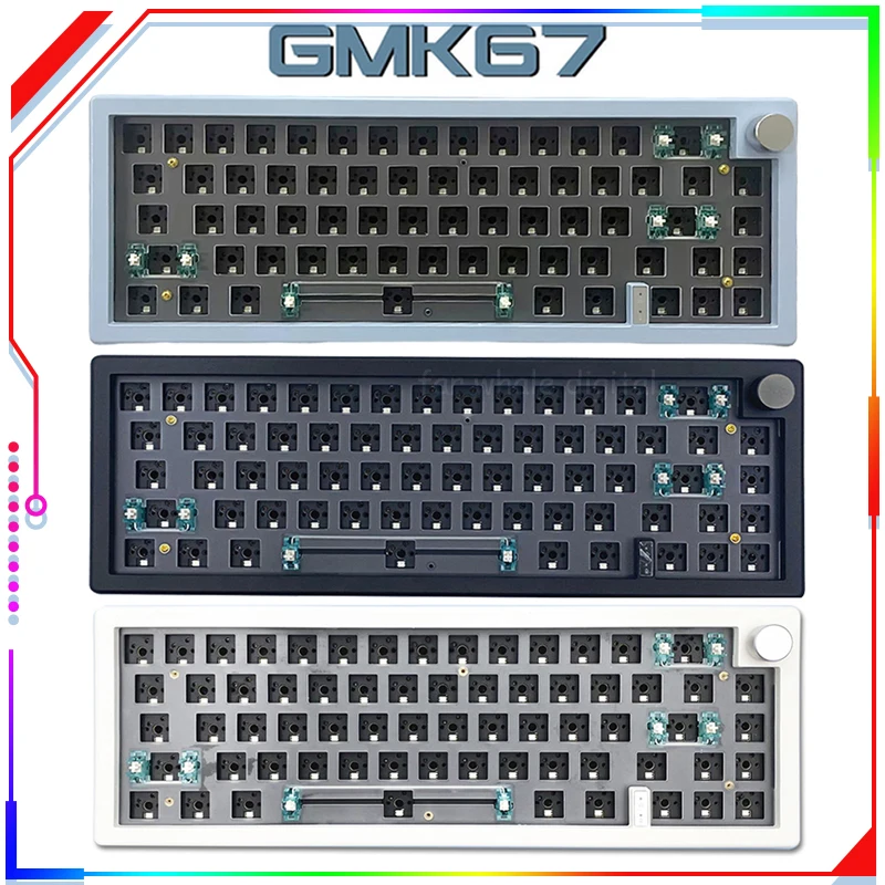 Gmk67 Keyboard Kit Hot Swappable Mechanical Gasket Bluetooth 2.4g Rgb Gasket Structure Keyboard 3 Mode Customized Keyboard
Gmk67 Keyboard Kit Hot Swappable Mechanical Gasket Bluetooth 2.4g Rgb Gasket Structure Keyboard 3 Mode Customized Keyboard