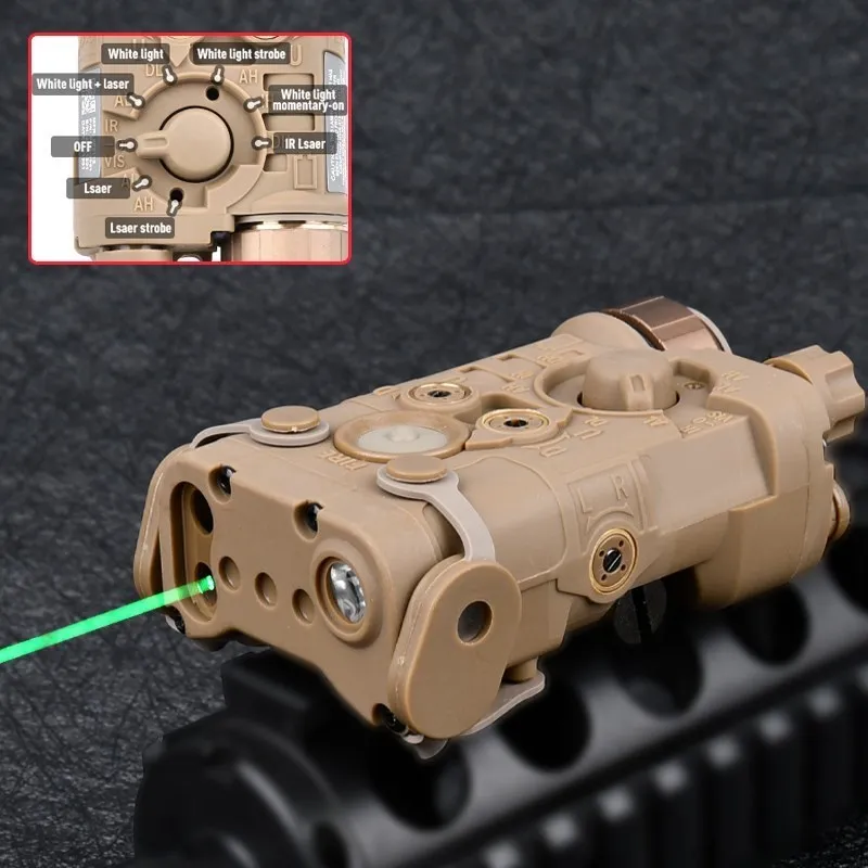 WADSN Tactical L3-NGAL Red Laser Sight IR Pointer Hunting Strobe LED Weapon Light Fit 20mm Rail Airsoft PEQ15 IR Red Dot Laser
WADSN Tactical L3-NGAL Red Laser Sight IR Pointer Hunting Strobe LED Weapon Light Fit 20mm Rail Airsoft PEQ15 IR Red Dot Laser