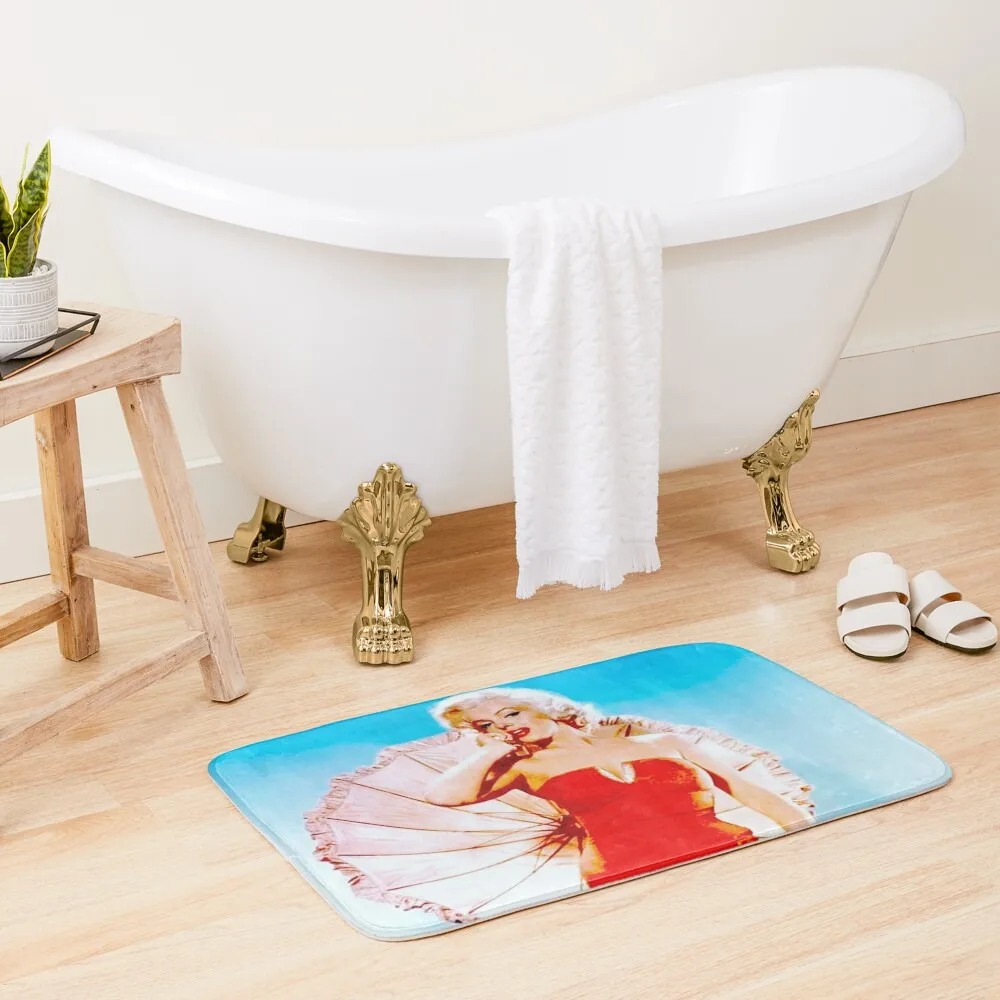 MARILYN MONROE : Modeling a Red Bathing Suit Print Bath Mat Non-Slip Bathroom Carpet For Shower Home Decor Mat
MARILYN MONROE : Modeling a Red Bathing Suit Print Bath Mat Non-Slip Bathroom Carpet For Shower Home Decor Mat