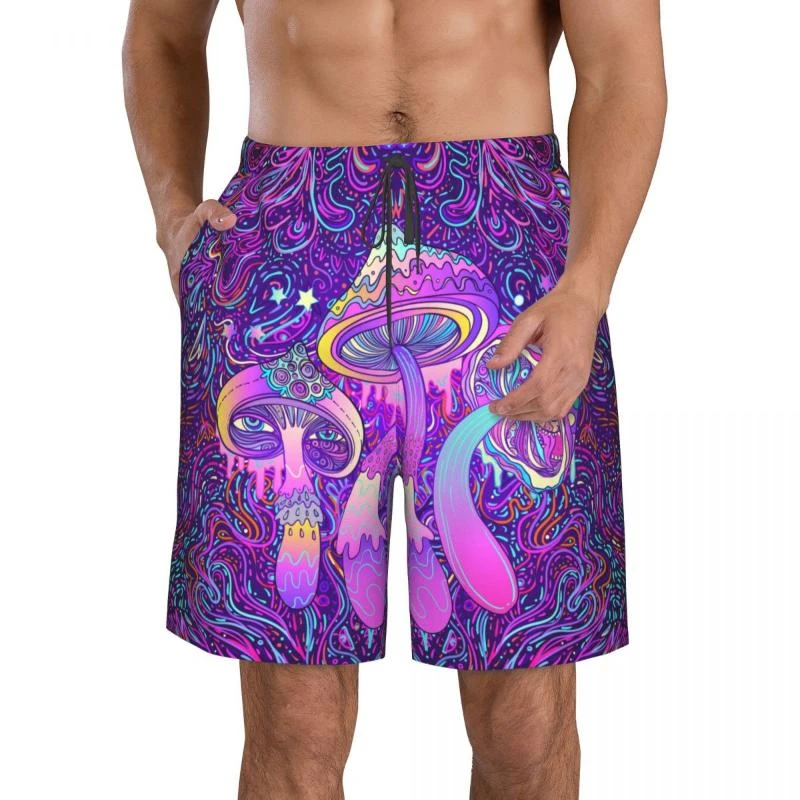 

Fun Graffiti Graphic Beach Shorts Pants Men 3D Printed Surfing Board Shorts Summer Hawaii Swimsuit Swim Trunks Cool Ice Shorts