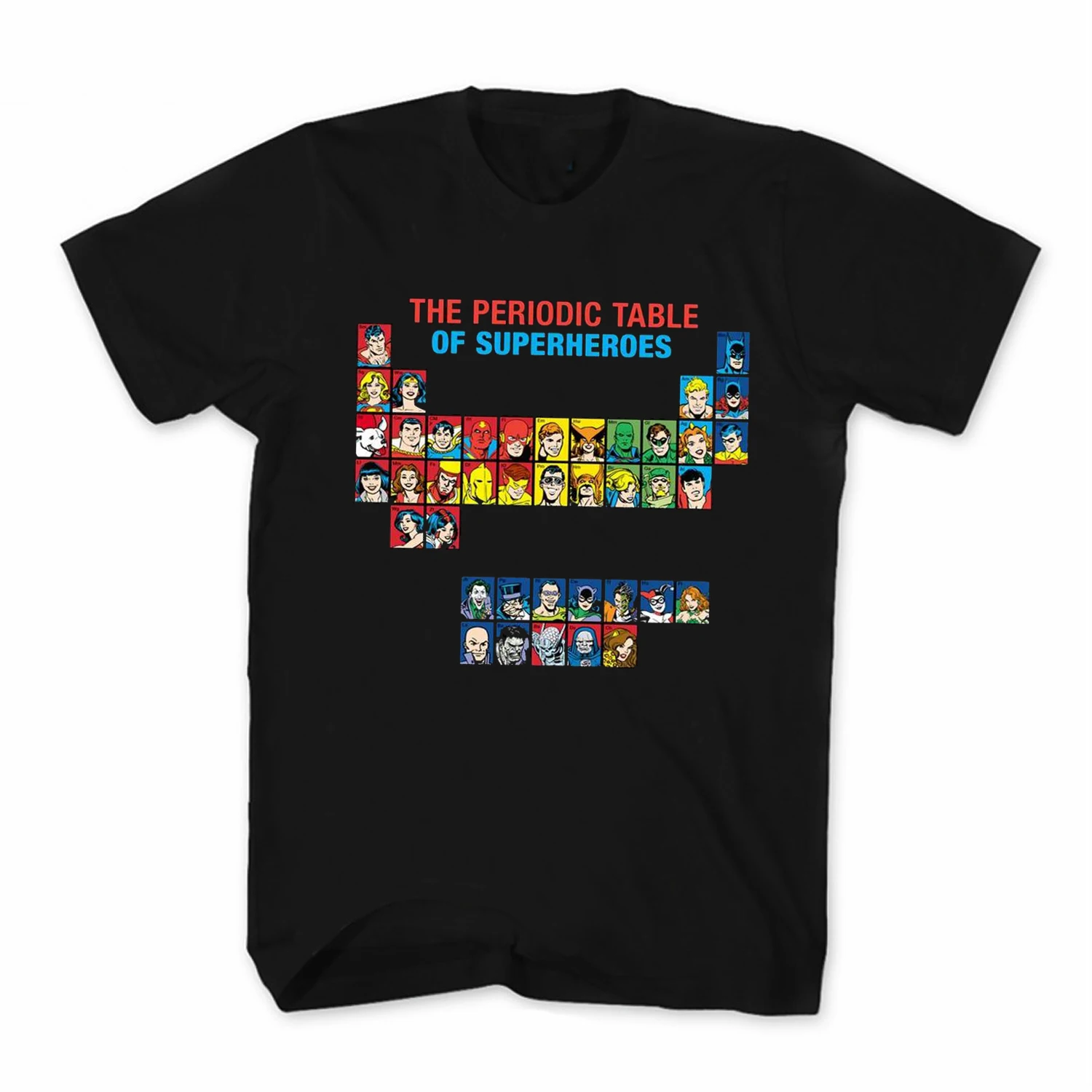 The Periodic Table of Superheroes Comics Mens T Shirt. Short Sleeve 100% Cotton Casual T-shirts Loose Top Size S-3XL
The Periodic Table of Superheroes Comics Mens T Shirt. Short Sleeve 100% Cotton Casual T-shirts Loose Top Size S-3XL